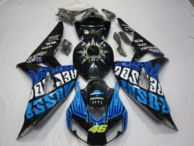2006-2007 Rossi Blue Gloss Honda CBR1000RR Motorcycle Fairings