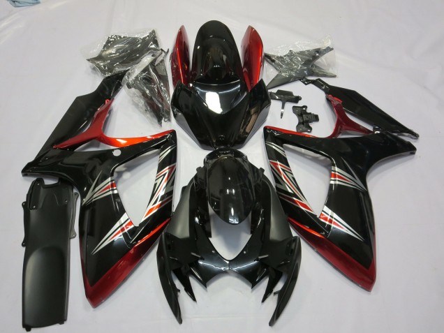 2006-2007 Tri Color Suzuki GSXR 600-750 Motorcycle Fairings