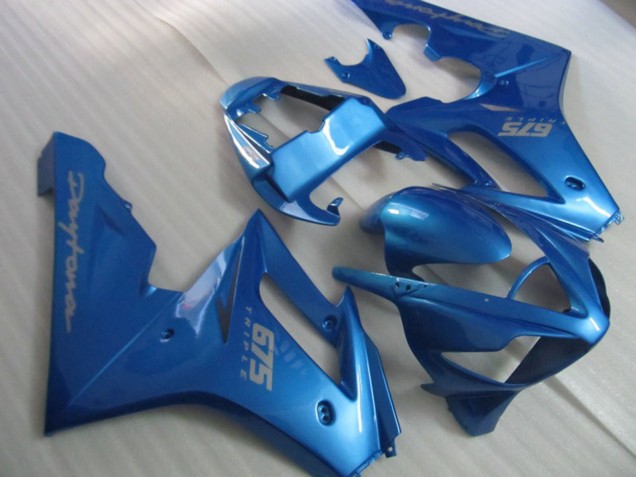 2006-2008 Vibrant Blue Triumph Daytona 675 Motorcycle Fairings