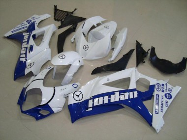 2007-2008 Blue Jordan Suzuki GSXR 1000 Motorcycle Fairings