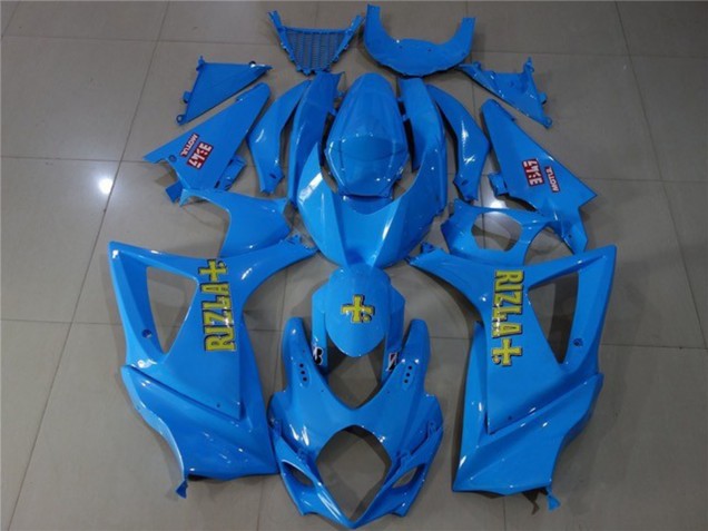 2007-2008 Blue Rizzla 07-08 Suzuki GSXR 1000 Motorcycle Fairings