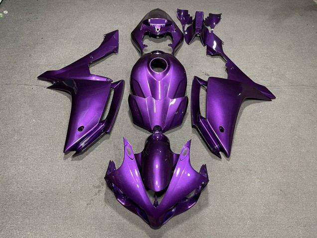 2007-2008 Gloss Purple Yamaha R1 Motorcycle Fairings 2007-2008 Gloss Purple Yamaha R1 Motorcycle Fairings