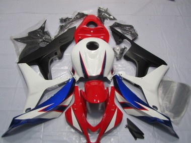 2007-2008 OEM White Red Blue Style Design Honda CBR600RR Motorcycle Fairings