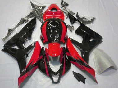 2007-2008 Red and Black OEM Design Honda CBR600RR Motorcycle Fairings