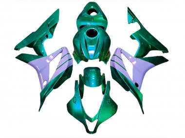 2007-2008 Turquoise and Milky Purple Honda CBR600RR Motorcycle Fairings