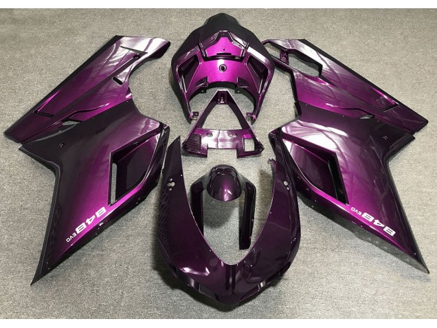2007-2014 Deep Pink Ducati Ducati 848 1098 1198 Motorcycle Fairings