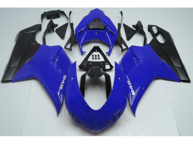 2007-2014 Gloss Blue & Black Ducati Ducati 848 1098 1198 Motorcycle Fairings 2007-2014 Gloss Blue & Black Ducati Ducati 848 1098 1198 Motorcycle Fairings