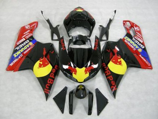 2007-2014 Red Bull Ducati Ducati 848 1098 1198 Motorcycle Fairings