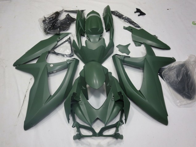 2008-2010 Army Green Suzuki GSXR 600-750 Motorcycle Fairings