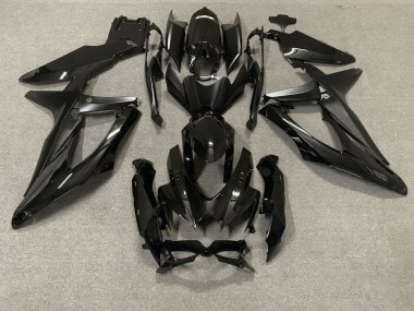 2008-2010 Gloss Black Suzuki GSXR 600-750 Motorcycle Fairings