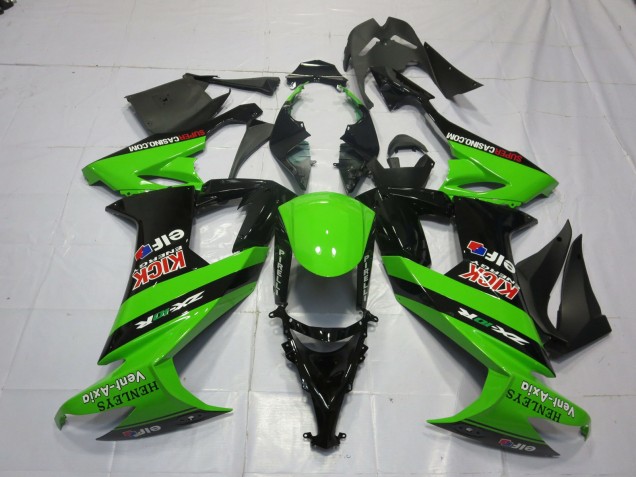 2008-2010 Green and Black Kawasaki ZX10R Motorcycle Fairings 2008-2010 Green and Black Kawasaki ZX10R Motorcycle Fairings