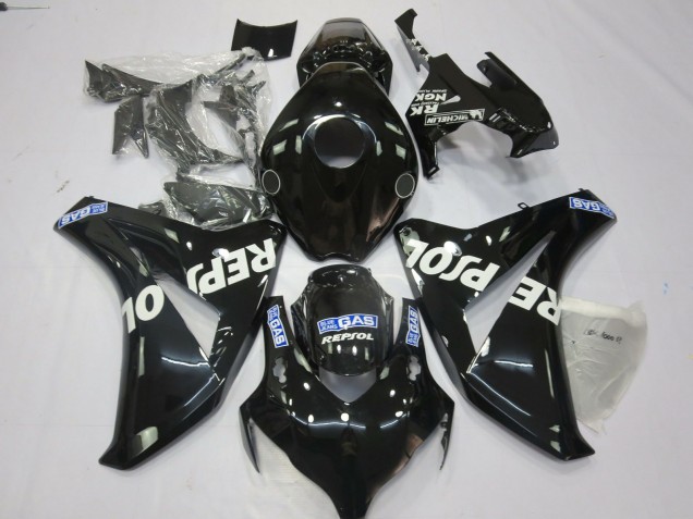 2008-2011 Black Repsol Honda CBR1000RR Motorcycle Fairings
