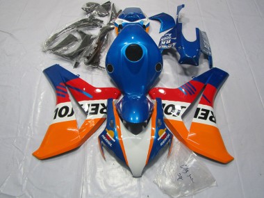 2008-2011 Blue Repsol & Red Honda CBR1000RR Motorcycle Fairings