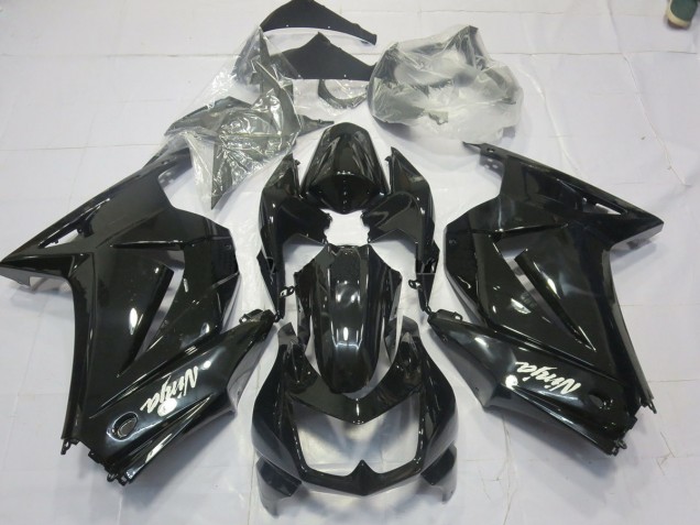 2008-2012 Black Gloss Kawasaki Ninja 250 Motorcycle Fairings 2008-2012 Black Gloss Kawasaki Ninja 250 Motorcycle Fairings