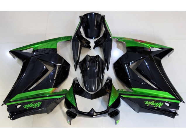 2008-2012 Gloss Black & Green Kawasaki Ninja 250 Motorcycle Fairings 2008-2012 Gloss Black & Green Kawasaki Ninja 250 Motorcycle Fairings
