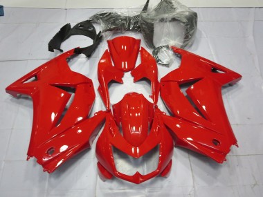 2008-2012 Gloss Red Kawasaki Ninja 250 Motorcycle Fairings