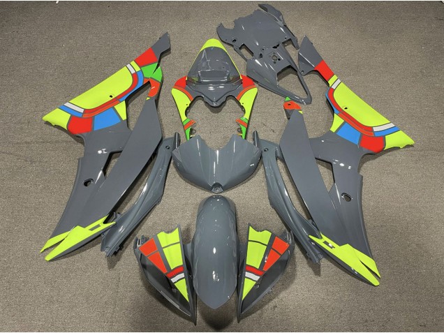 2008-2016 Nardo and High Viz Yellow Design Yamaha R6 Motorcycle Fairings