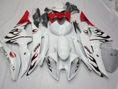 2008-2016 Special Flame Red Yamaha R6 Motorcycle Fairings
