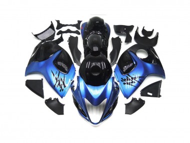 2008-2020 Deep blue with Black Custom Suzuki GSXR 1300 Hayabusa Motorcycle Fairings