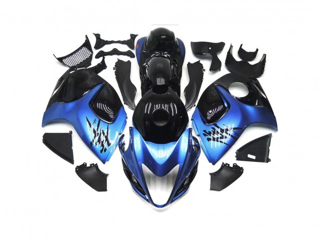 2008-2020 Deep blue with Black Custom Suzuki GSXR 1300 Hayabusa Motorcycle Fairings 2008-2020 Deep blue with Black Custom Suzuki GSXR 1300 Hayabusa Motorcycle Fairings