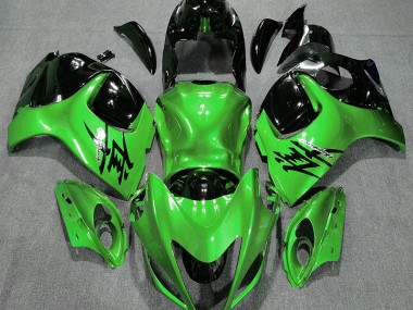 2008-2020 Gloss Green and Black Suzuki GSXR 1300 Hayabusa Motorcycle Fairings