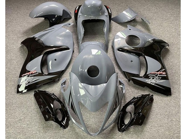 2008-2020 Nardo Grey & Black Suzuki GSXR 1300 Hayabusa Motorcycle Fairings 2008-2020 Nardo Grey & Black Suzuki GSXR 1300 Hayabusa Motorcycle Fairings
