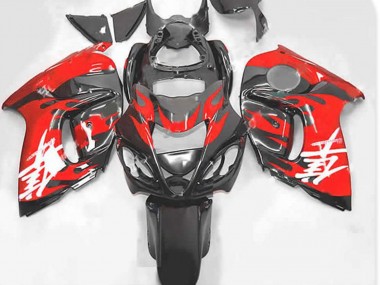 2008-2020 Red and Grey Suzuki GSXR 1300 Hayabusa Motorcycle Fairings