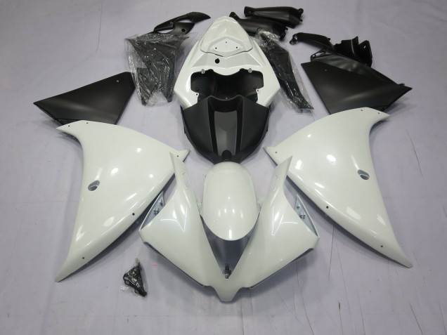 2009-2011 Gloss White Yamaha R1 Motorcycle Fairings 2009-2011 Gloss White Yamaha R1 Motorcycle Fairings