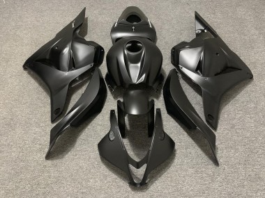 2009-2012 Matte Black Honda CBR600RR Motorcycle Fairings