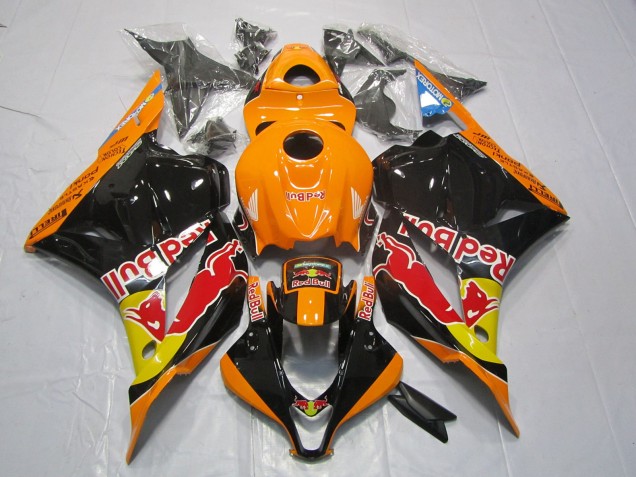 2009-2012 Orange Red Bull Honda CBR600RR Motorcycle Fairings