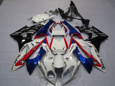 2009-2014 Alien Blue and White BMW S1000RR Motorcycle Fairings