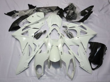2009-2014 Alien Blue and White BMW S1000RR Motorcycle Fairings