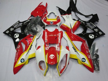 2009-2014 Alien Blue and White BMW S1000RR Motorcycle Fairings