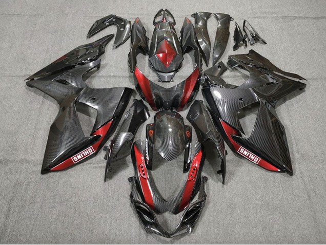 2009-2016 Carbon Fiber Red Suzuki GSXR 1000 Motorcycle Fairings
