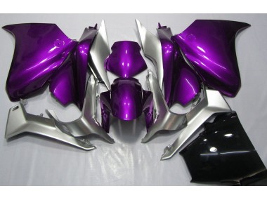 2010-2013 Deep Purple and Silver Honda VFR1200 Motorcycle Fairings