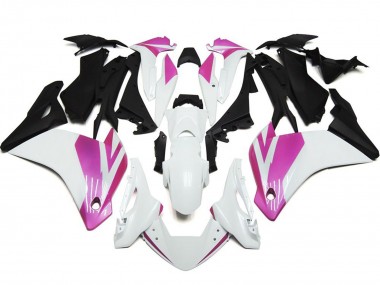 2011-2014 Pink and White Gloss Honda CBR250RR Motorcycle Fairings