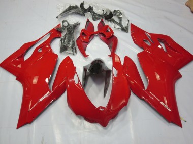 2011-2014 Plain Gloss Red Ducati Ducati 1199 Motorcycle Fairings