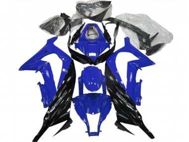 2011-2015 Gloss Blue and Black Kawasaki ZX10R Motorcycle Fairings