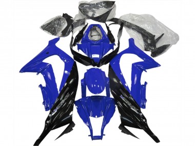 2011-2015 Gloss Blue and Black Kawasaki ZX10R Motorcycle Fairings