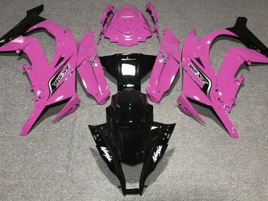 2011-2015 Gloss Pink & Logos Kawasaki ZX10R Motorcycle Fairings