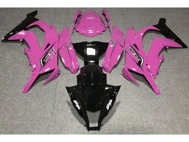 2011-2015 Gloss Pink & Logos Kawasaki ZX10R Motorcycle Fairings