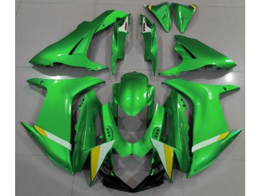 2011-2024 Full Gloss Light Green Suzuki GSXR 600-750 Motorcycle Fairings