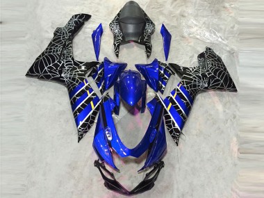 2011-2024 Gloss Blue Spider Suzuki GSXR 600-750 Motorcycle Fairings
