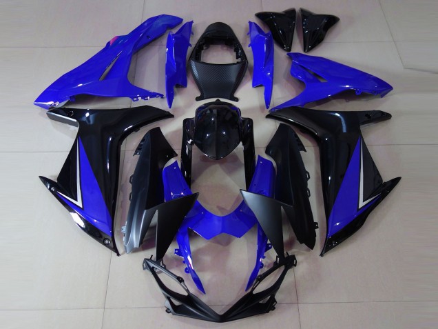 2011-2024 Gloss Blue and Black Suzuki GSXR 600-750 Motorcycle Fairings 2011-2024 Gloss Blue and Black Suzuki GSXR 600-750 Motorcycle Fairings