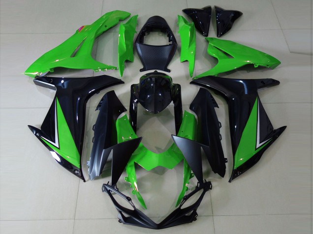 2011-2024 Gloss Green and Black Suzuki GSXR 600-750 Motorcycle Fairings 2011-2024 Gloss Green and Black Suzuki GSXR 600-750 Motorcycle Fairings