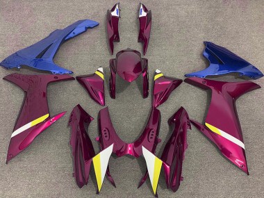 2011-2024 Gloss Red and Blue Suzuki GSXR 600-750 Motorcycle Fairings