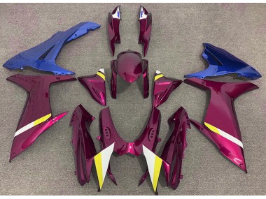 2011-2024 Gloss Red and Blue Suzuki GSXR 600-750 Motorcycle Fairings