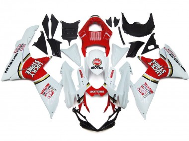 2011-2024 Lucky Strike with Gold Circle Suzuki GSXR 600-750 Motorcycle Fairings