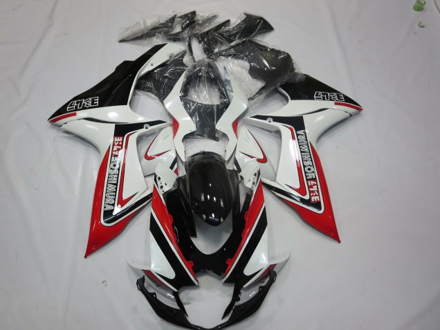2011-2024 Red White and Black Suzuki GSXR 600-750 Motorcycle Fairings 2011-2024 Red White and Black Suzuki GSXR 600-750 Motorcycle Fairings