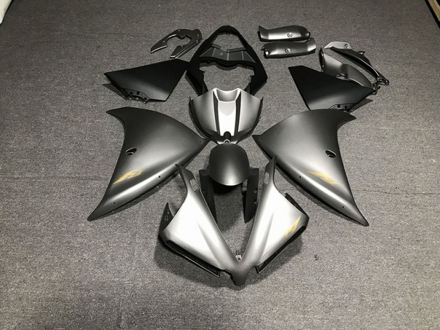 2012-2014 Matte Grey Yamaha R1 Motorcycle Fairings 2012-2014 Matte Grey Yamaha R1 Motorcycle Fairings